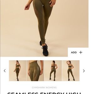 khaki gymshark seamless (sold)